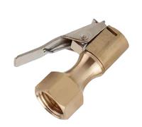 Lunaobrik Portabrocas Neumático Bloqueable - Boquilla de aire 1/4 de cobre resistente | Conector rápido para inflador de neumáticos, compresor de aire | Herramienta de inflado extraíble para vehículos