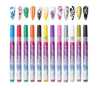 Lunaobrik Rotuladores De Esmaltes De Uñas - 12 Piezas De Aplicador Secado