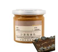 Lunaobrik Sandeffekt Miniaturbasis, Miniaturbasis Sandschlamm | 200 Ml Erde Sandschlamm | Anfänger-freundliche Handwerkszubehörfreunde Klassenkameraden Für Die Schule, Zu Hause