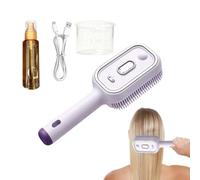 Lunaobrik Sprühbürste Für Haare | Kabelloser Kopfhaut-Massagekamm,Elektrische Nebel-Sprühbürste | Für Die Verwendung In Badezimmern, Schlafzimmern, Zu Hause, Im Salon, Auf Reisen, Im Hotel Und Für