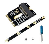 Lunaobrik Tarjeta conversor para disco duro, tarjeta de interfaz - Interfaz WiFi para adaptador de expansión de disco duro M-Key - Para mantenimiento de PC portátiles placas madre y casa