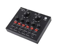 Lunaobrik Tarjeta de Sonido para transmisión en,Tarjeta de Sonido V8 | Tabla armónica del Podcast,Equipos de Audio con múltiples Efectos de Sonido, Tarjeta de Sonido Karaoke Desde para