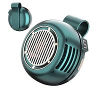 Lunaobrik Tragbarer Mini Ventilator - Clip On Lüfter Wiederaufladbar 360 Grad Drehbar | Kompakter Persönlicher Ventilator Aus ABS Kunststoff Für Hals Taille Tisch Schlafzimmer Zuhause Reise Camping Ou