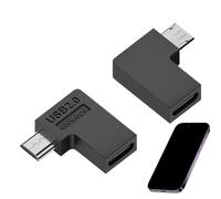 Lunaobrik Typ C Weiblich Mikro-USB-männlicher Stecker, Typ C bis Micro-USB-Adapter - Weiblich Mikro-USB-Ladeadapter | Plug -and -Play -Verbindungswerkzeug für Arbeitsbereich,