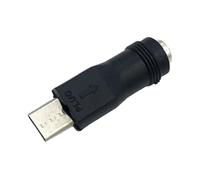 Lunaobrik Typ-C-zu-DC-Adapter - DC-Buchse auf Typ-C-Stecker, 5,5 x 2,1 mm weiblicher 5-V-Stecker, Ladeadapter für USB-Ladegeräte vom Typ C und für Laptop-PCs