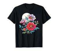 Lunar Bloom, Flor de Amapola Silvestre, Magia Lunar Camiseta