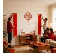 Lunar New Year Decorations, tet Decorations Vietnamese, Vietnamese New Year Decoration 2026 for Home Door Wall