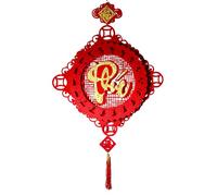 Lunar New Year Decorations - Year of Horse Vietnamese, Chinese Good Luck Pendant 2026, Spring Festival Red and Gold Wall Decoration | For Home Office Car Door Wall Window Bookshelf Bedroom