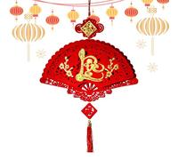 Lunar New Year Decorations - Year of Horse Vietnamese, Chinese Good Luck Pendant 2026, Spring Festival Red and Gold Wall Decoration | For Home Office Car Door Wall Window Bookshelf Bedroom