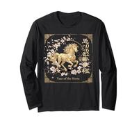 Lunar New Year Happy Chinese New Year of The Horse 2026 Manga Larga