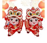 Lunar New Year Stickers, 2 Pieces Horse Decorations