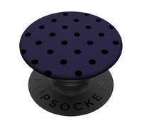 Lunares Azules, Morados Y Negros Para Mujeres Niñas Lunares PopSockets PopGrip Adhesivo