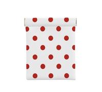 Lunares Lunares Punto Rojo, Squeeze Top Wallet Bolsa de Almacenamiento para Mujer Monedero pequeño Bolsa de Cambio