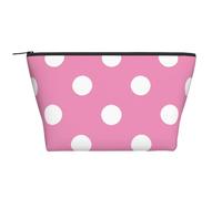 Lunares Rosados, Bolsa de artículos de tocador Bolsa de Maquillaje Bolsa de cosméticos Bolsa de artículos de tocador de Viaje portátil