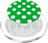 Lunares Verdes y Blancos para Mujeres y niñas Lunares PopSockets PopGrip para MagSafe