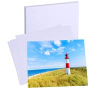 LUNARM 30 hojas de papel fotográfico, papel brillante de 8 x 10 pulgadas para impresora de tinta de tinta, papel fotográfico de impresión de inyección de tinta de 180 g/m², imagen clara para álbum de