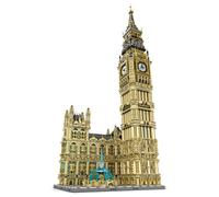 Lunaro Más de 13,825 piezas: kit de modelo de bloques de construcción emblemáticos del Big Ben London para adultos, juego de arquitectura a escala 1:69 con esferas de reloj, modelo de pantalla premium