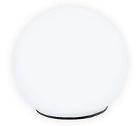 Lunartec HOGAR Y Cocina - Llamaradas jardín: Bola de luz de Cristal Solar con LED y crepúsculo automático, Ø 9 cm (IP65, Esfera Solar, Llamaradas jardín Solar, Luces solares Fuera de)