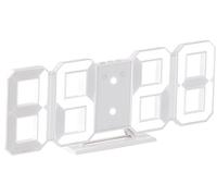 Lunartec Relojes despertadores - Reloj Digital de Pared: Jumbo Digital Reloj de Mesa y Pared LED, Aspecto 3D, 7 segmentos (para Colocar, Grande, Temporizador)