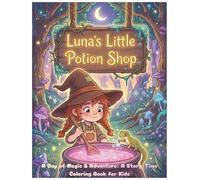 Luna's Little Potion Shop: A Day of Magic & Adventure: A Story-Time Coloring Book for Kids