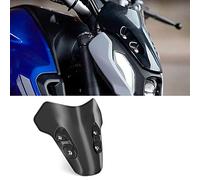 Lunas y Deflectores de Viento para Moto,Protector Deflector de Viento para Parabrisas de Flujo de Aire de Motocicleta,para MT-07 MT07 MT 07 mt07 2021 (Negro)