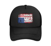 Lunático De Izquierda Radical Hombre Mujer Sombrero Suave Gorra Trucker Protección UV Gorra De Béisbol para Verano Golf Aire Libre