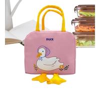 Lunch Bag Duck Design - Cute Reusable Hot Or Cold Thermal Picnic Handbag