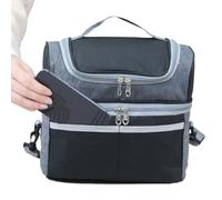 Lunch Bag, Food Carrier, 10.83x6.69x9.45in Meal Box, Insulated Design, Large Capacity for Adult Meals, Outdoor Picnics, Work Lunches, Travel Snacks, Men Use, Women Storage, Portable Container