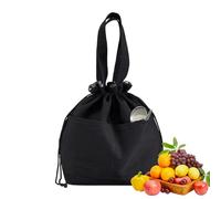 Lunch Bag, Insulated Food Container Tote, Strong Canvas with Handle and Front Pockets, Thermal Leakproof Design, for Students, Teachers, Teens, Women, Men, Kids at School, Work, or Travel