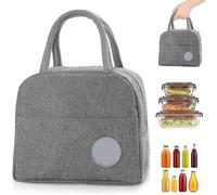 Lunch Bag, Picnic Bag, Lunch Bag, Thermal Bag, Small Lunch Pack, Cool Bag, Mini, Small, Insulating Bag for Work, School And On The Go, Excursion, Food