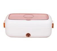 Lunch Box - 304 Stainless Steel & ABS, 10.24x4.72x5.12in Food Warmer USB Rechargeable Electric Heated Container | Leak-Proof Fast Heating Smart Lunch Box, Portable Food Heater For Office, School