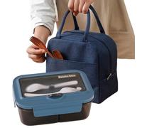 Lunch Box,Bento Lunch Box,Fiambrera con 3 Compartimentos,Bento Box Fiambrera Infantil y Adultos,Caja Bento a Prueba de Fugas para Niños Adultos,para Escuela Trabajo