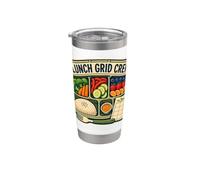 LUNCH GRID CREW Almuerzos Organizados Vaso térmico de acero inoxidable de doble pared