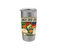 LUNCH GRID CREW Almuerzos Organizados Vaso térmico de acero inoxidable de doble pared