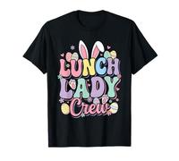 Lunch Lady Crew Easter Bunny Cute Cafeteria Staff Spring Camiseta