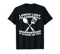 Lunch Lady Escuela Colegio - Cocinera Señora del Almuerzo Camiseta