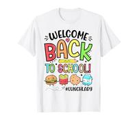 Lunch Lady Welcome Back To School First Day Of School Women Camiseta