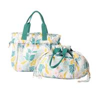 Lunch Tote Bag, Thermal Food Storage Carrier, Insulated Drawstring Compartment Organizer, 8.86x7.09x9.45 Inches Leakproof Portable Cooler for Workplace, Picnic, Travel, Hiking, Outdoor Adventures
