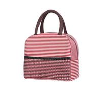 Lunch Tote Mesh, Pocket Insulated Storage, Food Aid with Easy Use, Kitchen Care Accessory with Strong Function, Handy Aid for Kids Adults Office School Camping Outdoor Picnic Beach Snack Fruit Drink \