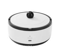 LUNCHS Cenicero Absorbe Humo con Tapa De Funcionamiento Sencillo Puede Purificar El Aire Cómodo Y Portátil para Su Uso En Automóviles(Blanco)