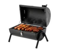LUND Parrilla Portátil de Carbón, Compacta BBQ, Negro, 42 x 28 x 35 cm