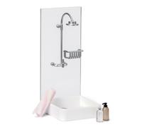 Lundby Casa de Muñecas Ducha & Set de Accesorios Muebles de Baño 1:18 Escala
