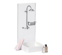 Lundby Casa de Muñecas Ducha & Set de Accesorios Muebles de Baño 1:18 Escala