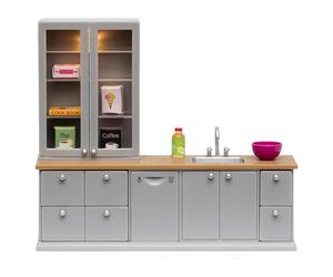 Lundby Juego de Muebles para casa de muñecas - 8 Piezas en Miniatura - Accesorios para casa de muñecas Luminosos - Muebles para casa de muñecas - Muebles para casa de muñecas - Muebles para casa de