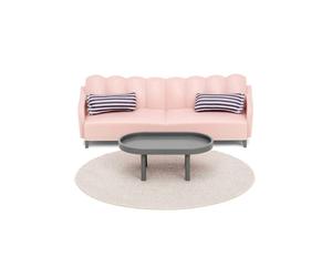 LUNDBY Juego gris / rosa / negro One Size gris / rosa / negro