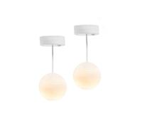 LUNDBY Juego de iluminación para casa de muñecas, 2 piezas para casa de muñecas, accesorios para casa de muñecas, lámpara de bola con pilas para casa en miniatura. Juego de accesorios para muñecas 1