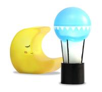 Lundby Lámpara Juego Luna & Balloon Moderno Muñecas Casa Luces Batería Pilas LED