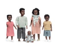 Lundby Muñecas Casa Billie Familia Madre Papá Con 2 Niños Y Bebé Gente Modernos