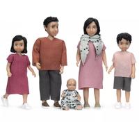 Lundby Muñecas Casa Jamie Familia Madre Papá Con 2 Niños Y Bebé Gente Modernos 1