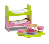 Lundby Smaland 1:18 Casa de Muñecas Litera Niños Habitación Muebles Set de Juego
